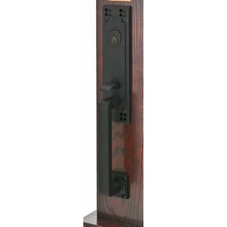 Emtek Flat Black Handleset 4801PCUS19 4801PCUS19